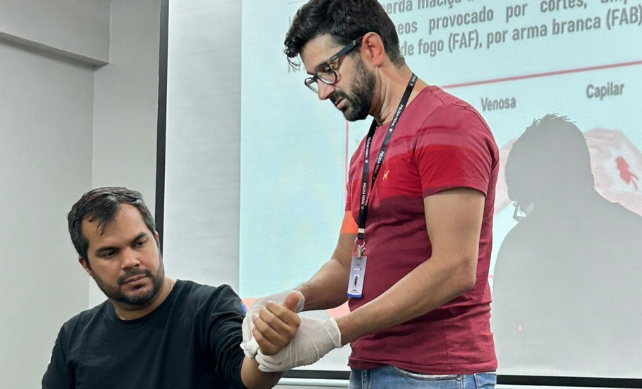 Polícia Penal capacita 35 agentes em curso de primeiros socorros no Complexo Penitenciário de Maringá