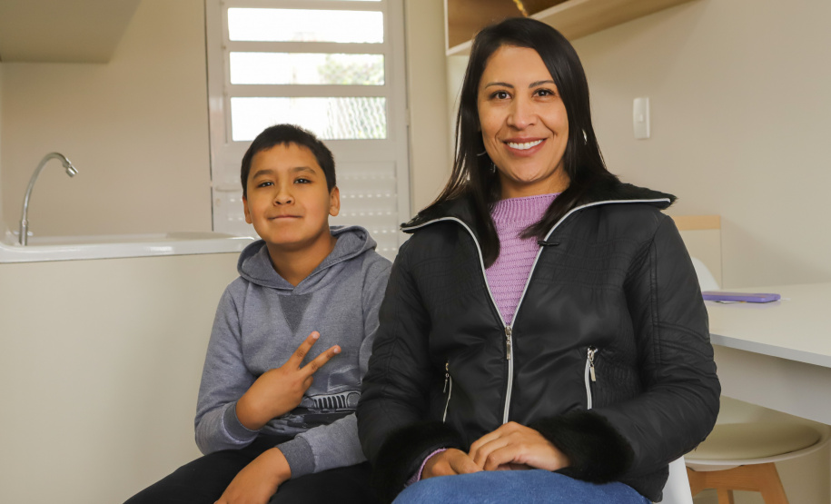 Lapa, 10 de agosto de 2023 - O governo do Paraná realiza na Lapa a entrega de 118 moradias populares, sendo 94 por meio do programa Casa Fácil.