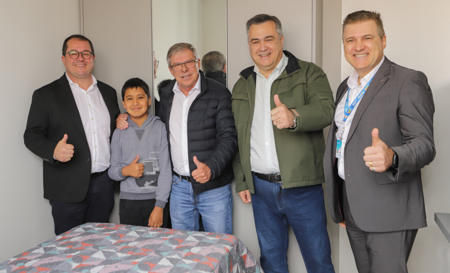 Lapa, 10 de agosto de 2023 - O governo do Paraná realiza na Lapa a entrega de 118 moradias populares, sendo 94 por meio do programa Casa Fácil.