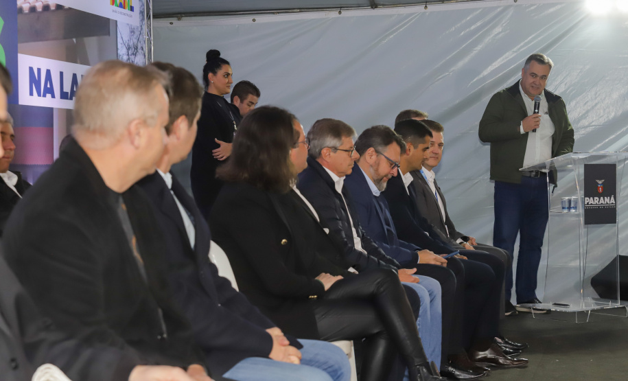 Lapa, 10 de agosto de 2023 - O governo do Paraná realiza na Lapa a entrega de 118 moradias populares, sendo 94 por meio do programa Casa Fácil.