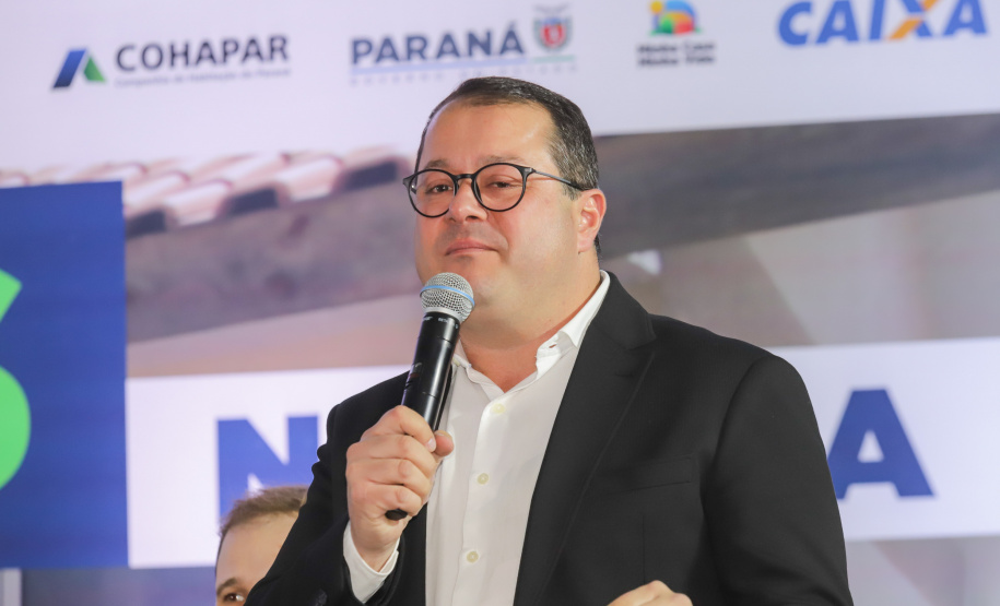 Lapa, 10 de agosto de 2023 - O governo do Paraná realiza na Lapa a entrega de 118 moradias populares, sendo 94 por meio do programa Casa Fácil.