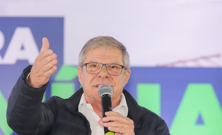 Lapa, 10 de agosto de 2023 - O governo do Paraná realiza na Lapa a entrega de 118 moradias populares, sendo 94 por meio do programa Casa Fácil.