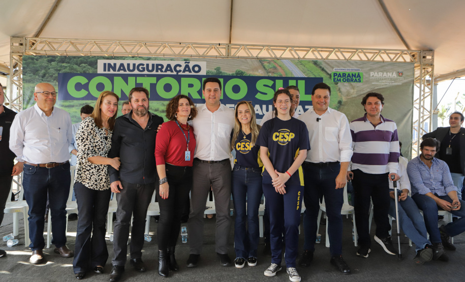 O governador Carlos Massa Ratinho Junior entregou oficialmente nesta quinta-feira (17) o Contorno Sul de Wenceslau Braz, no Norte Pioneiro.