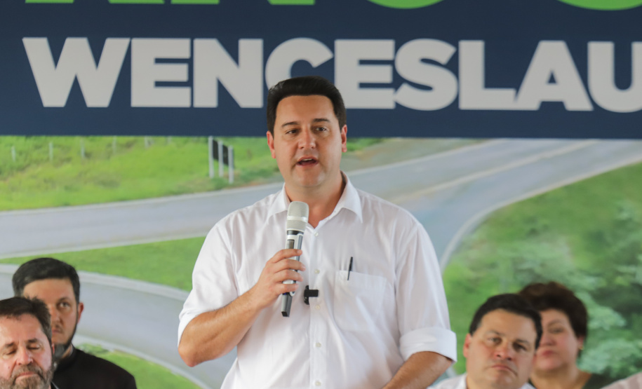 O governador Carlos Massa Ratinho Junior entregou oficialmente nesta quinta-feira (17) o Contorno Sul de Wenceslau Braz, no Norte Pioneiro.