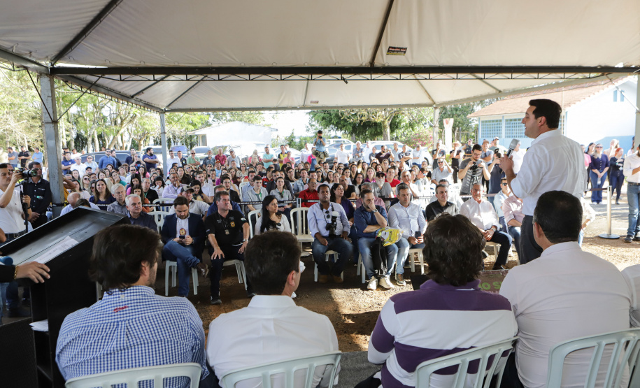 O governador Carlos Massa Ratinho Junior entregou oficialmente nesta quinta-feira (17) o Contorno Sul de Wenceslau Braz, no Norte Pioneiro.
