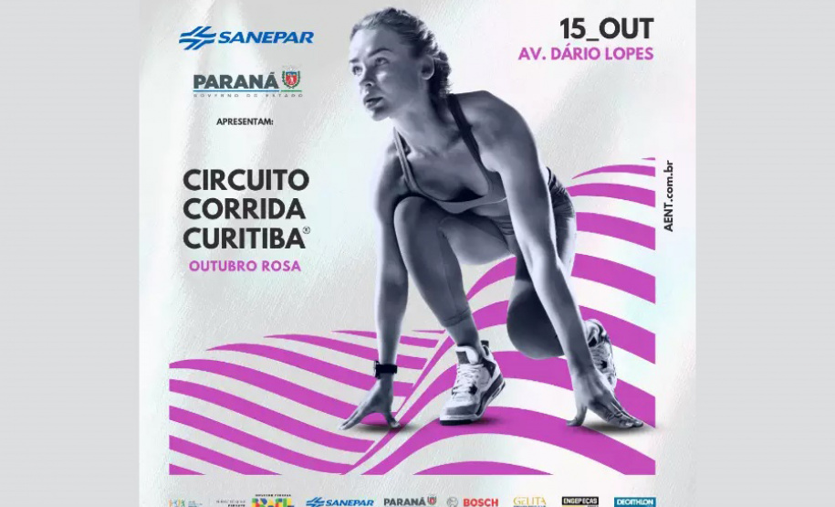 Sanepar inclui etapa Outubro Rosa no Circuito de Corridas