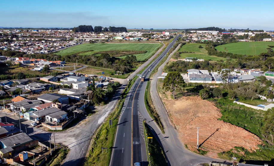 Lote 1 da nova concessão terá 156 km de duplicação na BR-277, entre Curitiba e Prudentópolis. BR-277 com BR-373.