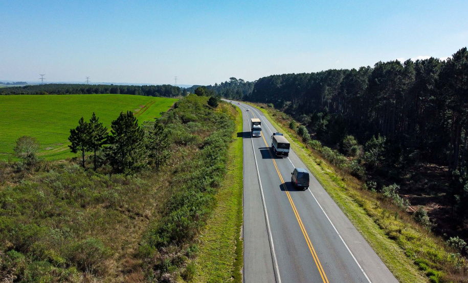 Lote 1 da nova concessão terá 156 km de duplicação na BR-277, entre Curitiba e Prudentópolis. BR-277 com BR-373.