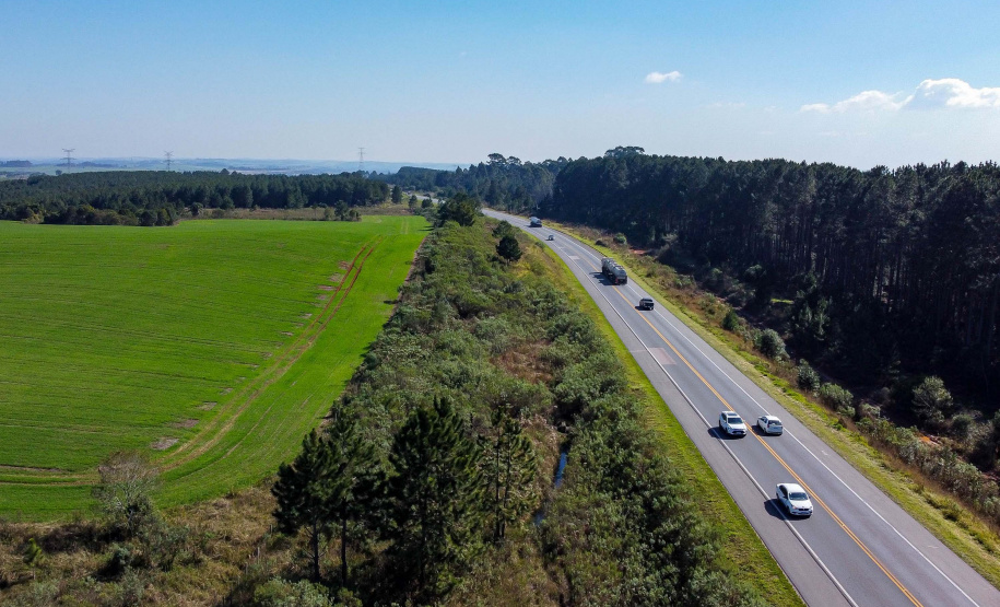 Lote 1 da nova concessão terá 156 km de duplicação na BR-277, entre Curitiba e Prudentópolis. BR-277 com BR-373.