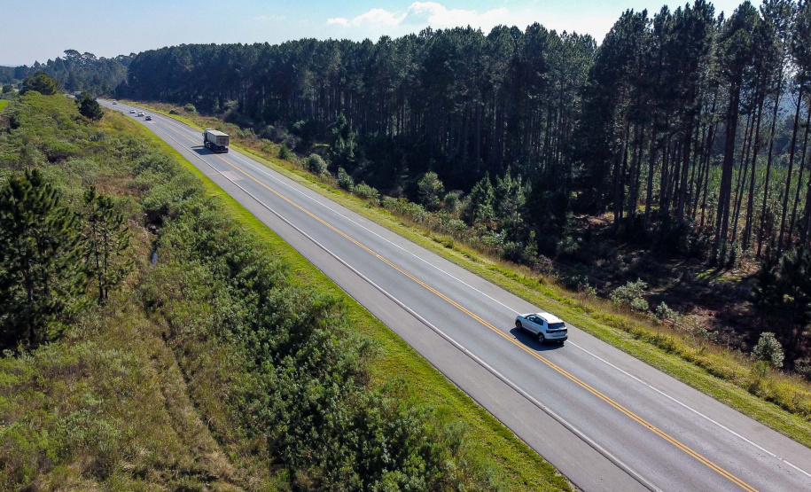 Lote 1 da nova concessão terá 156 km de duplicação na BR-277, entre Curitiba e Prudentópolis. BR-277 com BR-373.