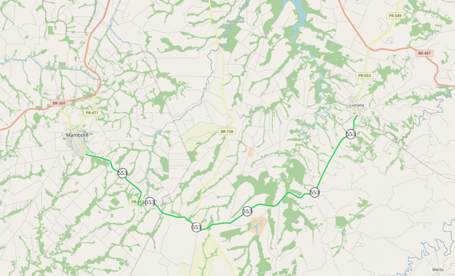 Investimento de R$ 4,2 mi garante conservação de via rural entre Mamborê e Luiziana