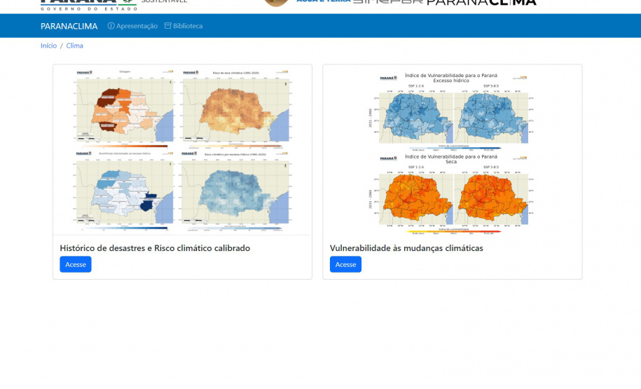 Paraná lança plataforma interativa com riscos de eventos climáticos nos municípios