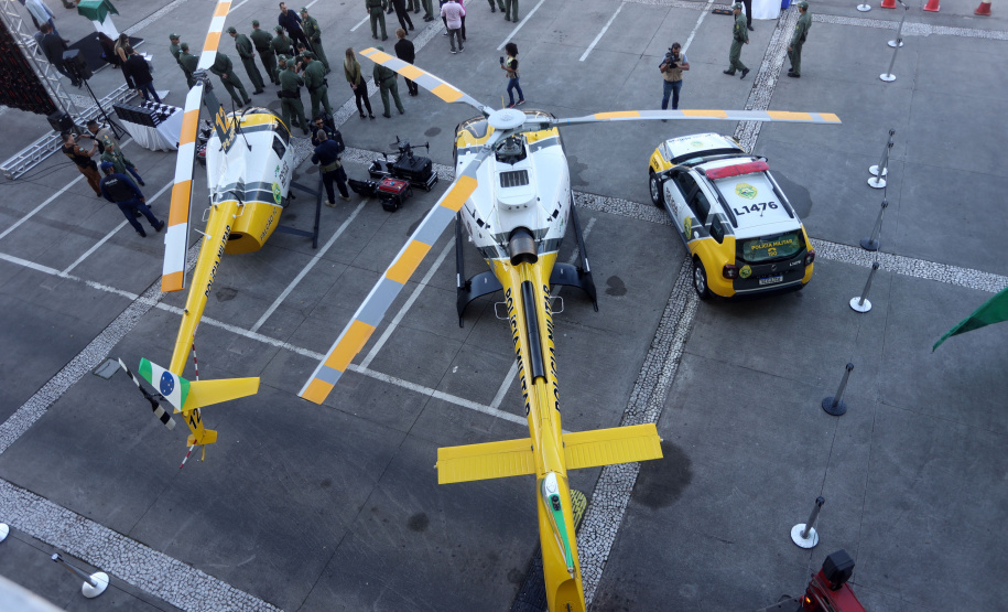 Projeto Falcão reforça policiamento do Paraná com helicópteros superequipados