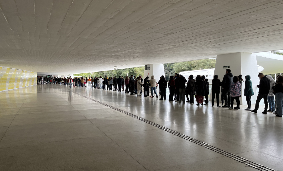 MON registra recorde de visitação no mês de julho, com 47.500 pessoas