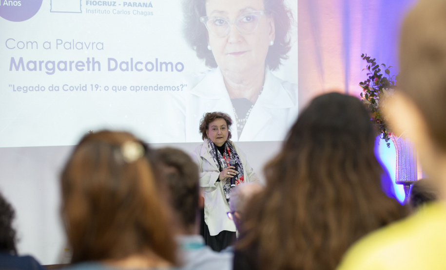 Médica Margareth Dalcolmo realiza palestra sobre vacinação no ParqueTecnológico da Saúde