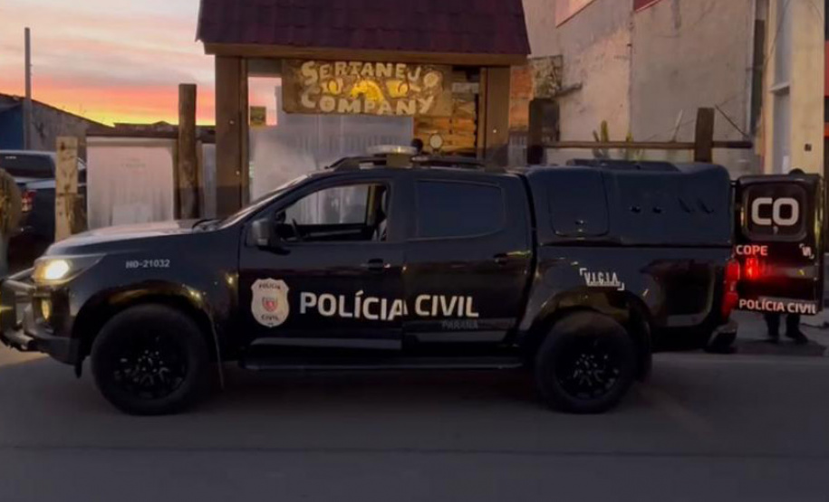 PCPR prende dois suspeitos envolvidos em roubos de bancos em Cerro Azul