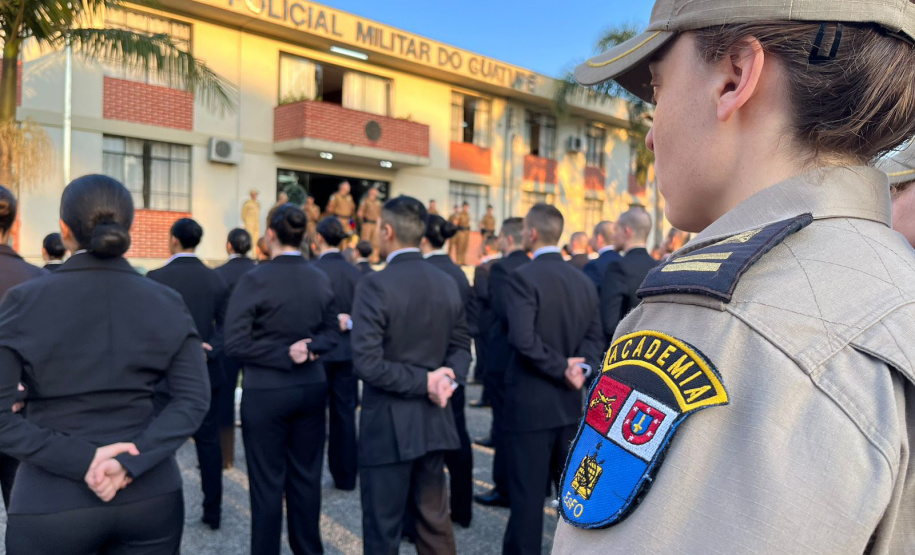100 novos cadetes militares iniciam jornada na Academia Policial Militar do Guatupê