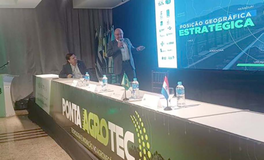 Ganhos de logística da Nova Ferroeste são apresentados em feira no Mato Grosso do Sul