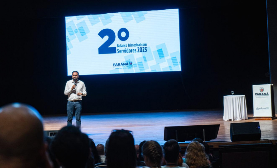 Secretário apresenta segundo balanço trimestral da Educação do Paraná em 2023