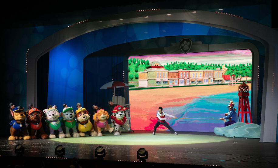 Live show Patrulha Canina será apresentado no Guairão