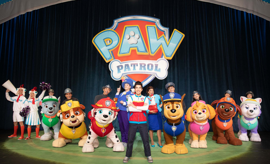 Live show Patrulha Canina será apresentado no Guairão