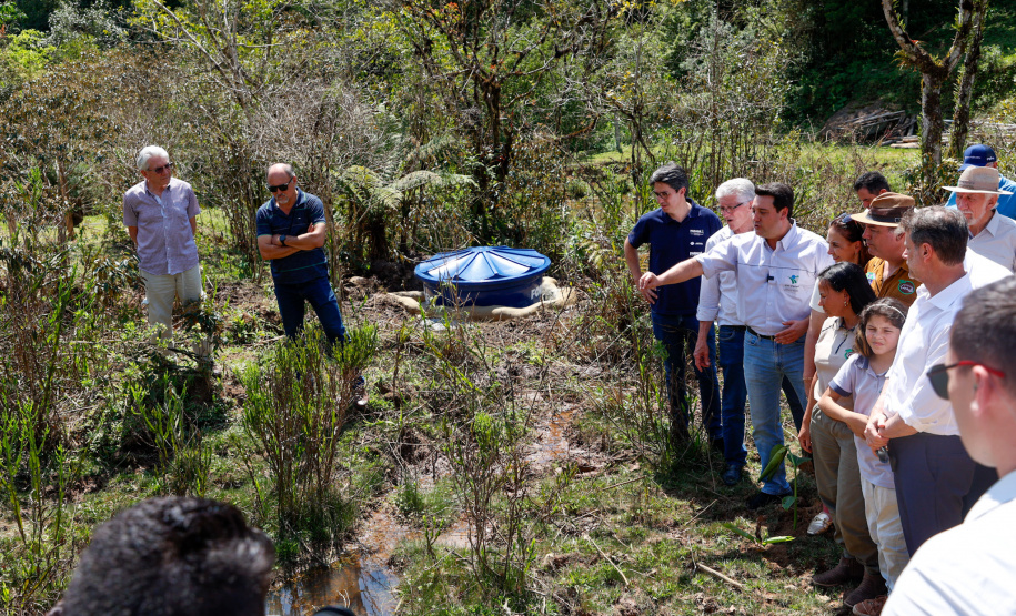 Governador da início à ação Mil Fontes, que vai proteger 1000 nascentes de água até o Dia da Árvore.