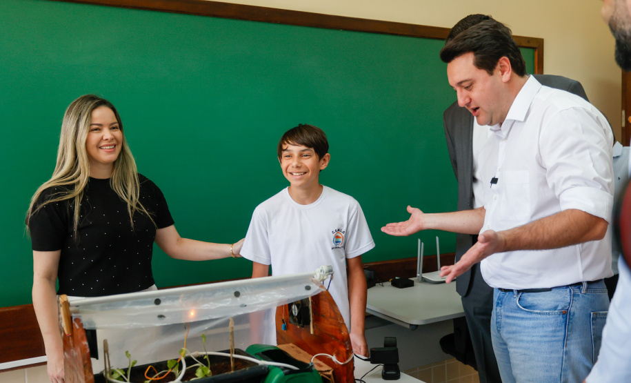 Governador entrega nova escola Maria Loiola Guimarães que tem capacidade para 900 alunos, em Ortigueira. Foto: Gabriel Rosa/AEN