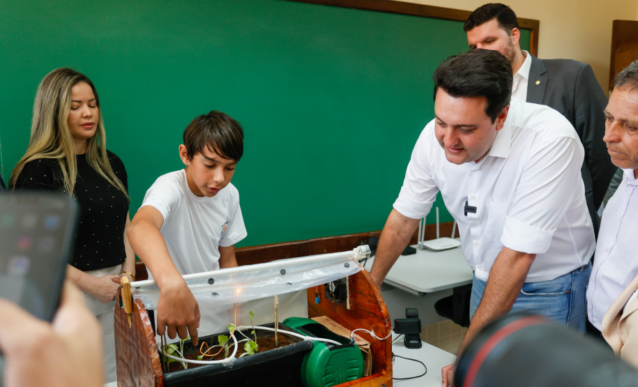 Governador entrega nova escola Maria Loiola Guimarães que tem capacidade para 900 alunos, em Ortigueira. Foto: Gabriel Rosa/AEN