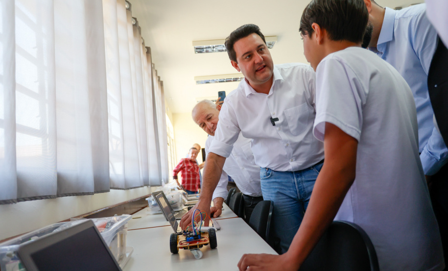 Governador entrega nova escola Maria Loiola Guimarães que tem capacidade para 900 alunos, em Ortigueira. Foto: Gabriel Rosa/AEN
