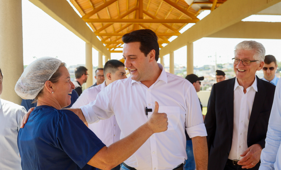 Governador entrega nova escola Maria Loiola Guimarães que tem capacidade para 900 alunos, em Ortigueira. Foto: Gabriel Rosa/AEN