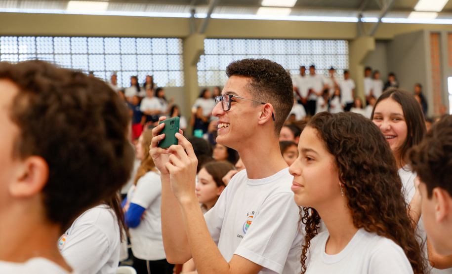 Governador entrega nova escola Maria Loiola Guimarães que tem capacidade para 900 alunos, em Ortigueira. Foto: Gabriel Rosa/AEN