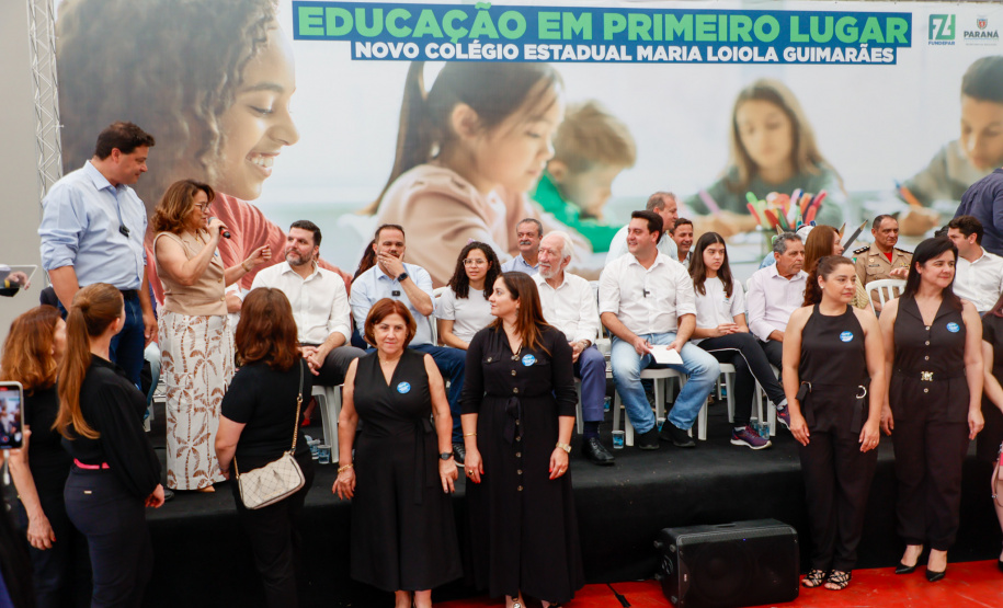 Governador entrega nova escola Maria Loiola Guimarães que tem capacidade para 900 alunos, em Ortigueira. Foto: Gabriel Rosa/AEN
