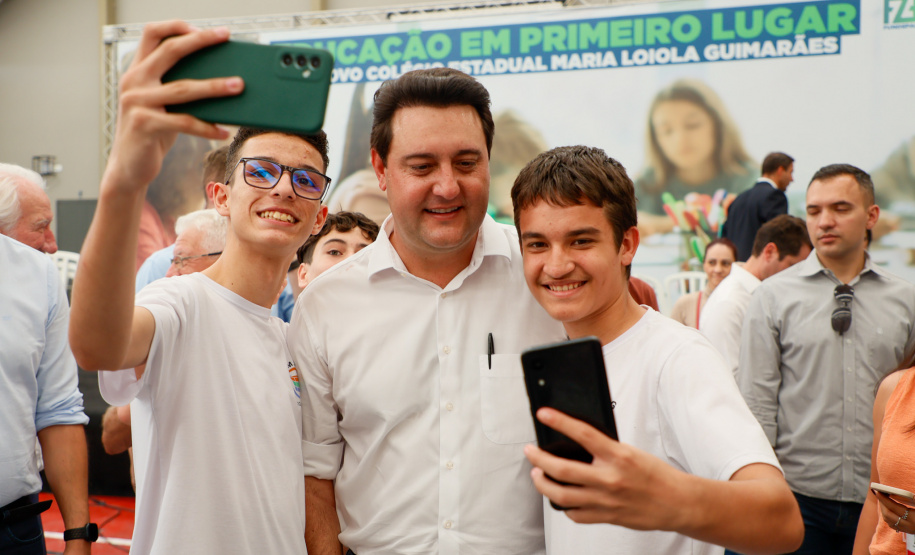 Governador entrega nova escola Maria Loiola Guimarães que tem capacidade para 900 alunos, em Ortigueira. Foto: Gabriel Rosa/AEN