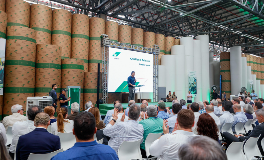 inauguração da Unidade Puma II da Klabin