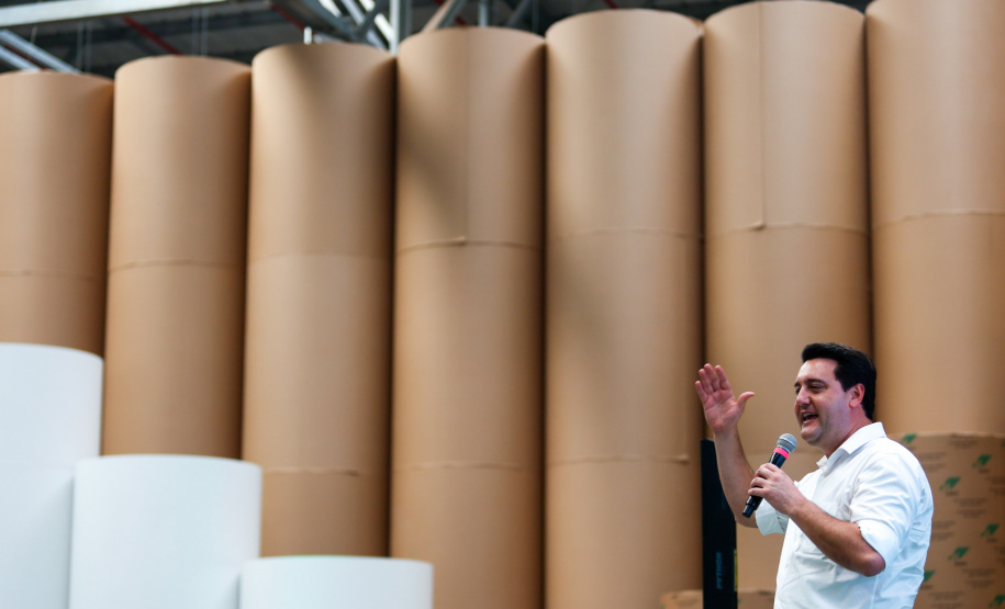 inauguração da Unidade Puma II da Klabin