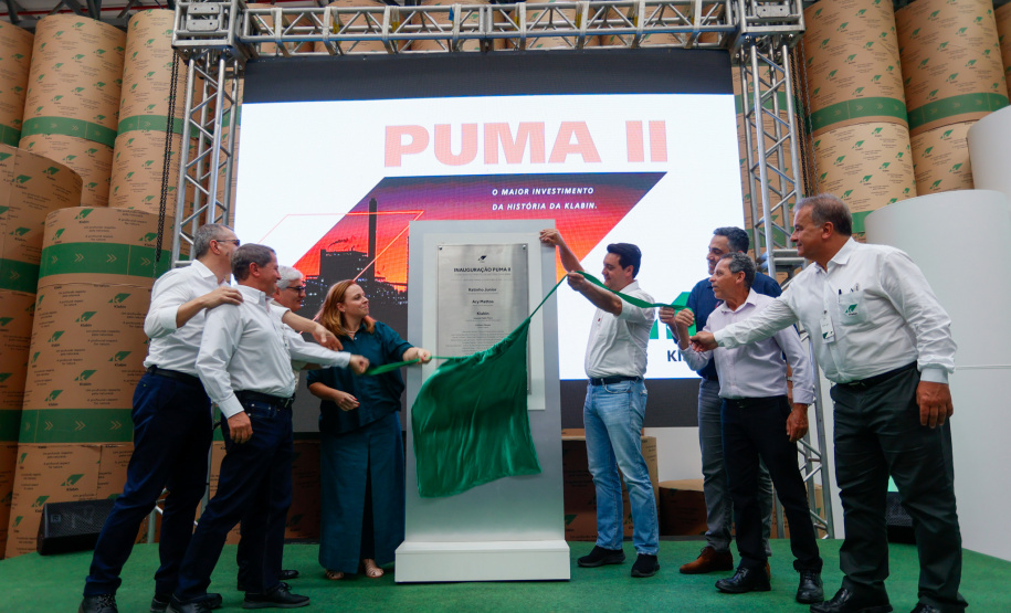 inauguração da Unidade Puma II da Klabin
