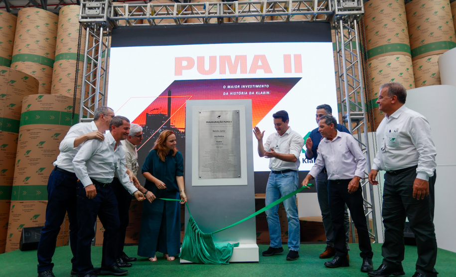 inauguração da Unidade Puma II da Klabin