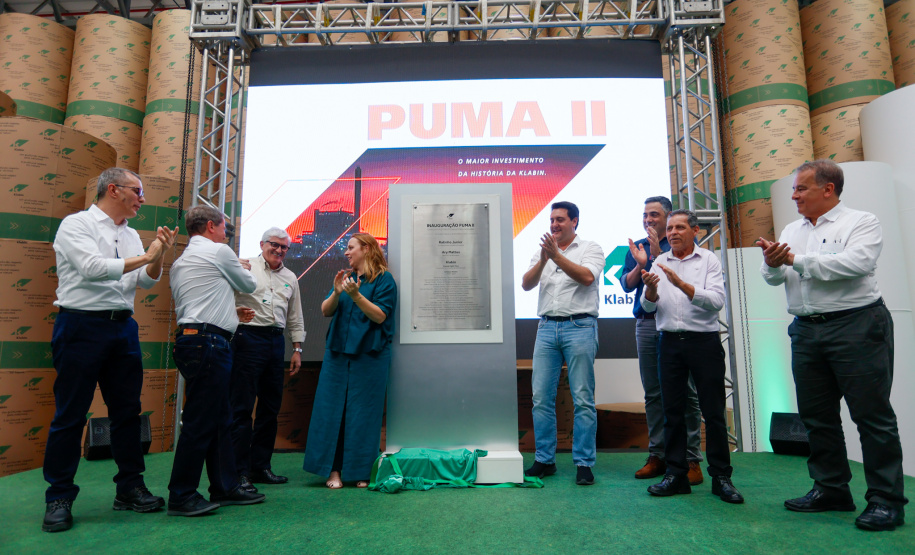 inauguração da Unidade Puma II da Klabin