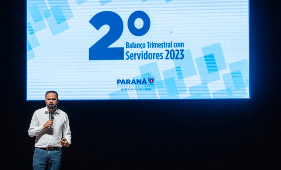 Secretário apresenta segundo balanço trimestral da Educação do Paraná em 2023