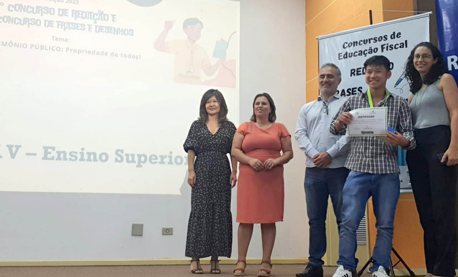 Concurso premia trabalhos sobre Educação Fiscal de estudantes e professores