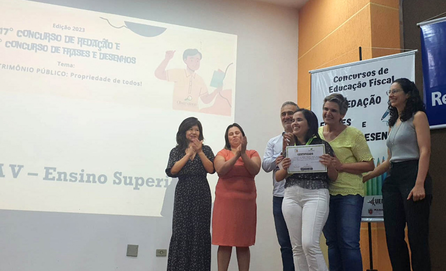 Concurso premia trabalhos sobre Educação Fiscal de estudantes e professores