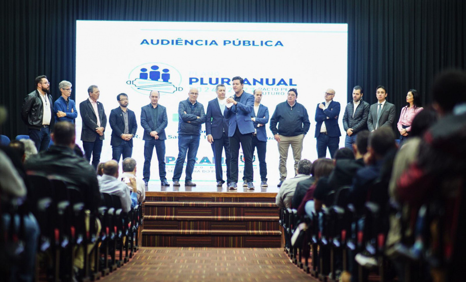 Governo do Estado realiza Audiência Pública sobre Plano Plurianual 2024-2027 em Foz do Iguaçu