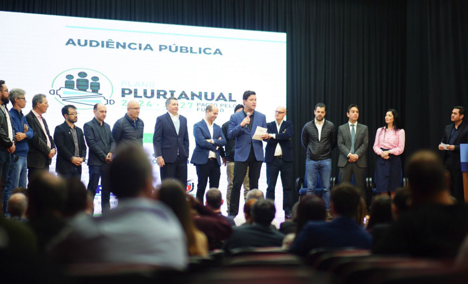 Governo do Estado realiza Audiência Pública sobre Plano Plurianual 2024-2027 em Foz do Iguaçu