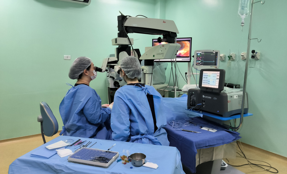 Comboio da saúde realiza mutirão de cirurgias oftalmológicas em Londrina