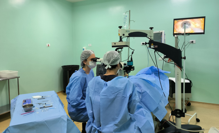 Comboio da saúde realiza mutirão de cirurgias oftalmológicas em Londrina