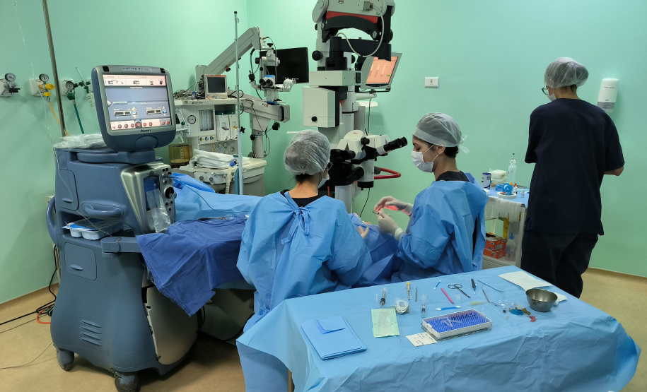 Comboio da saúde realiza mutirão de cirurgias oftalmológicas em Londrina