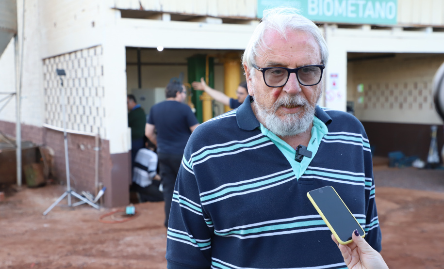 Governador Carlos Massa Ratinho Junior, participa da inauguração de mais um sistema para a produção de biogás e biometano, instalado na Granja Angst, em Toledo, no Oeste do Paraná.