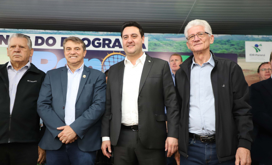 inauguração de mais um sistema para a produção de biogás e biometano, instalado na Granja Angst, em Toledo, no Oeste do Paraná.