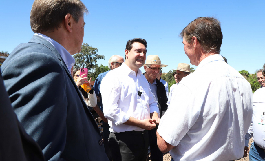 inauguração de mais um sistema para a produção de biogás e biometano, instalado na Granja Angst, em Toledo, no Oeste do Paraná.