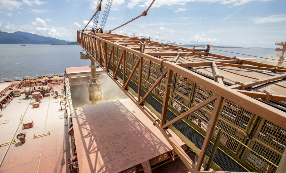 Complexo soja movimenta US$ 34 milhões por dia no Porto de Paranaguá